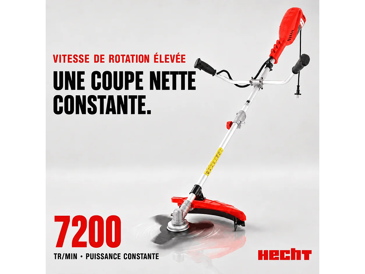 Hecht jardin 1445 Debroussailleuse electrique 1400W BB LOISIR