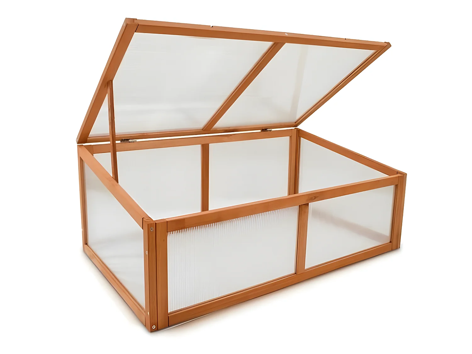 Serre en Bois Jardin Chassis de couche Herba 100 x 40 x 60 cm