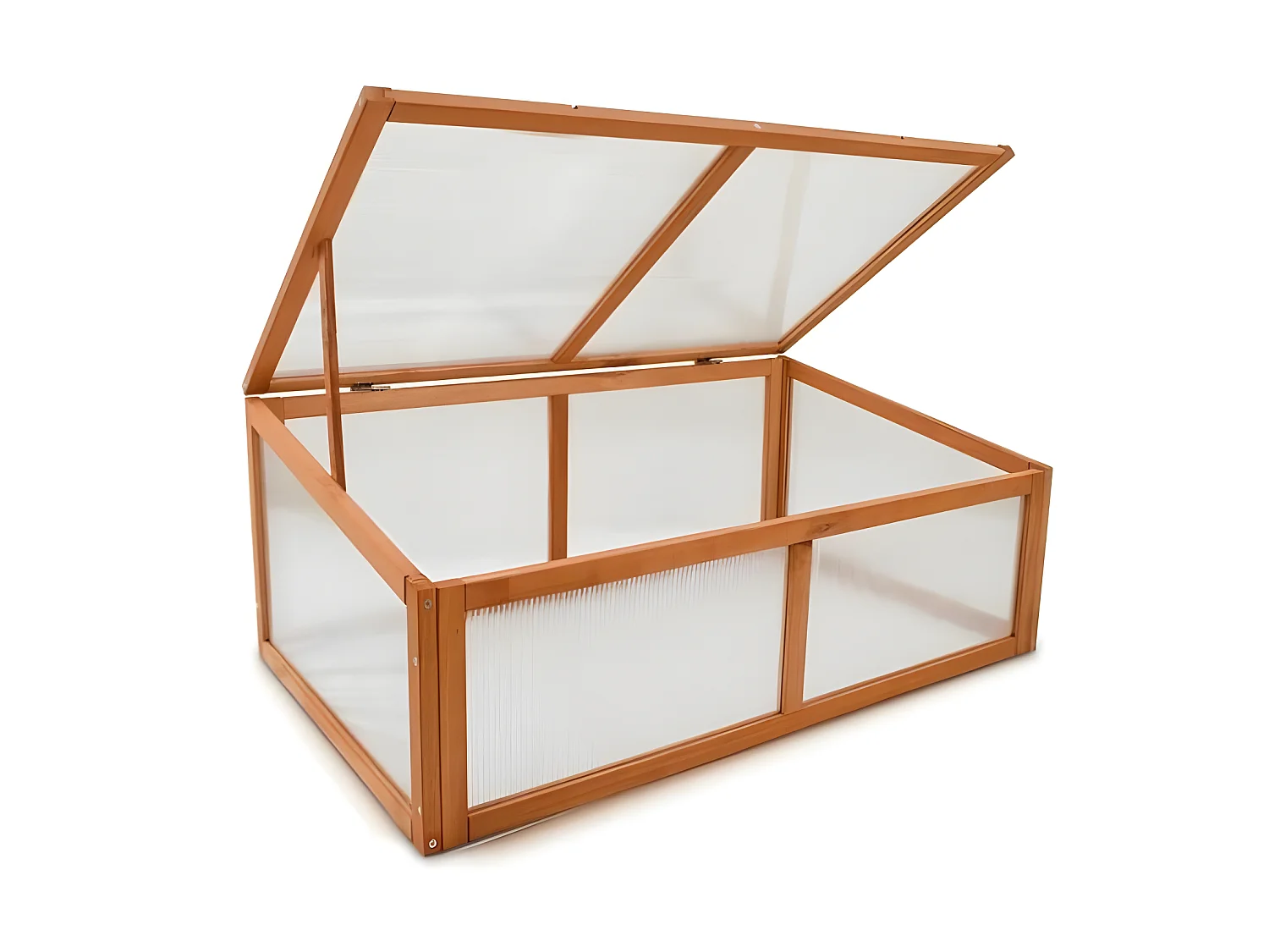 Serre en Bois Jardin Chassis de couche Herba 100 x 40 x 60 cm