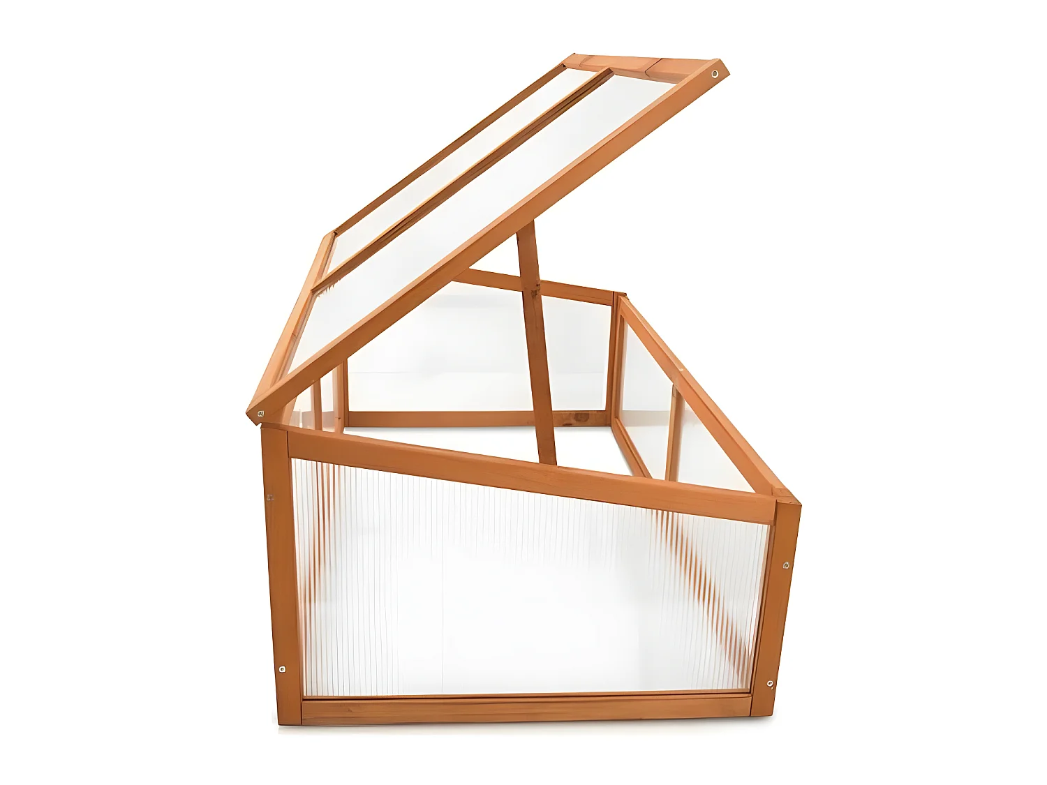 Serre en Bois Jardin Chassis de couche Herba 100 x 40 x 60 cm