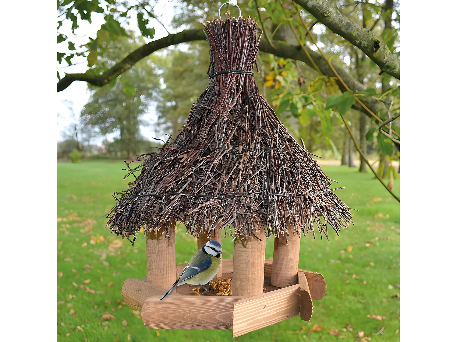 Mangeoire oiseaux extérieur stable pour oiseaux sauvage Modele:Sweet Home 311