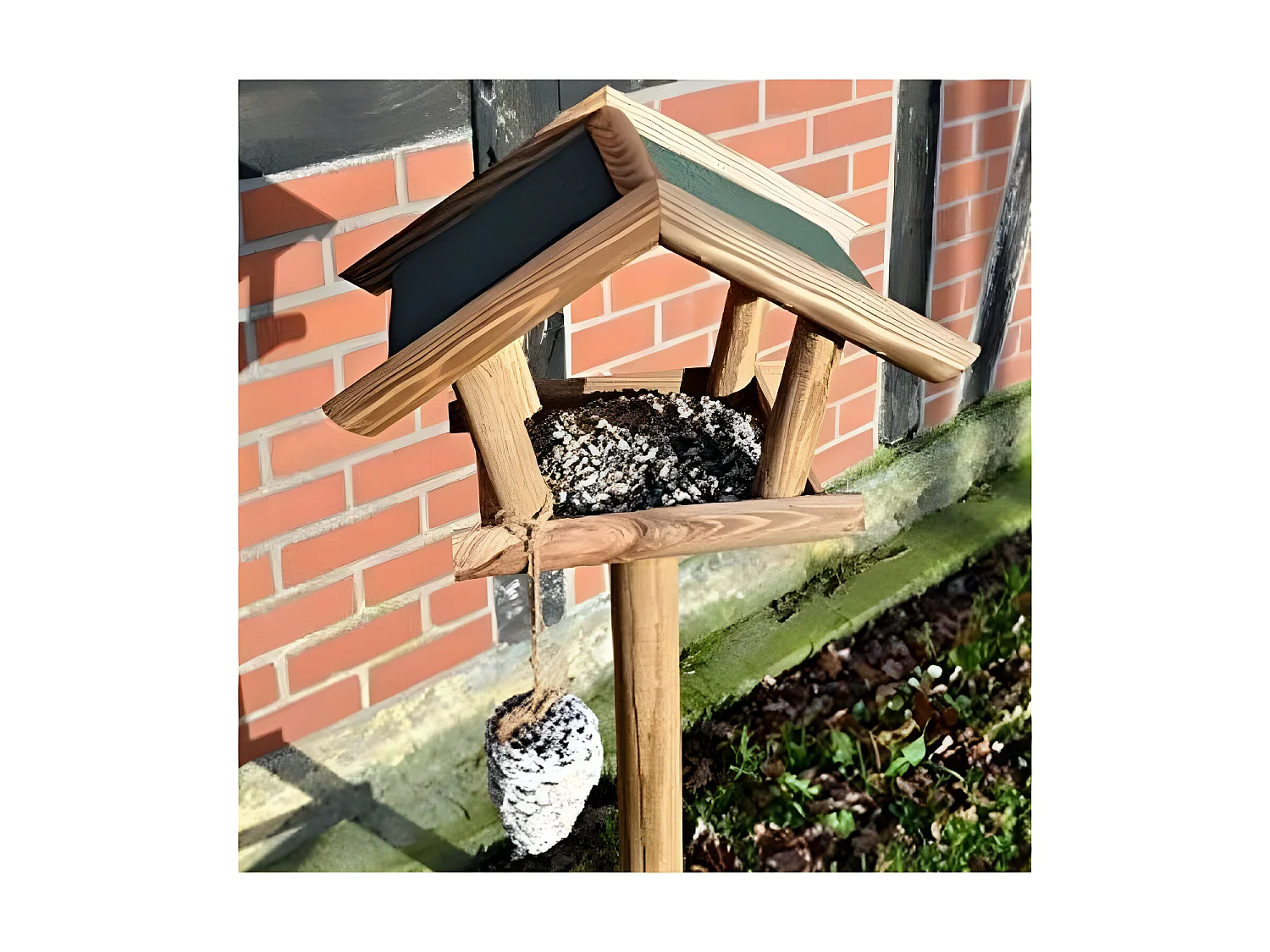 Mangeoire oiseaux exterieur pour oiseaux sauvage modele Logette-314