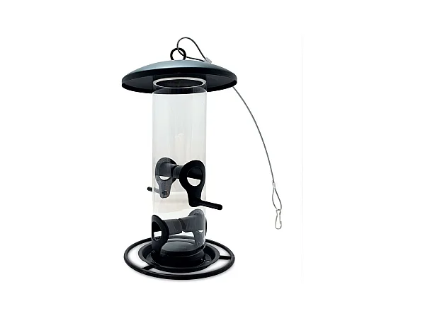 Mangeoire oiseaux extérieur à suspendre pour oiseaux sauvages pour jardin balcon Distributeur de nourriture«34717 Nourri-Silo»