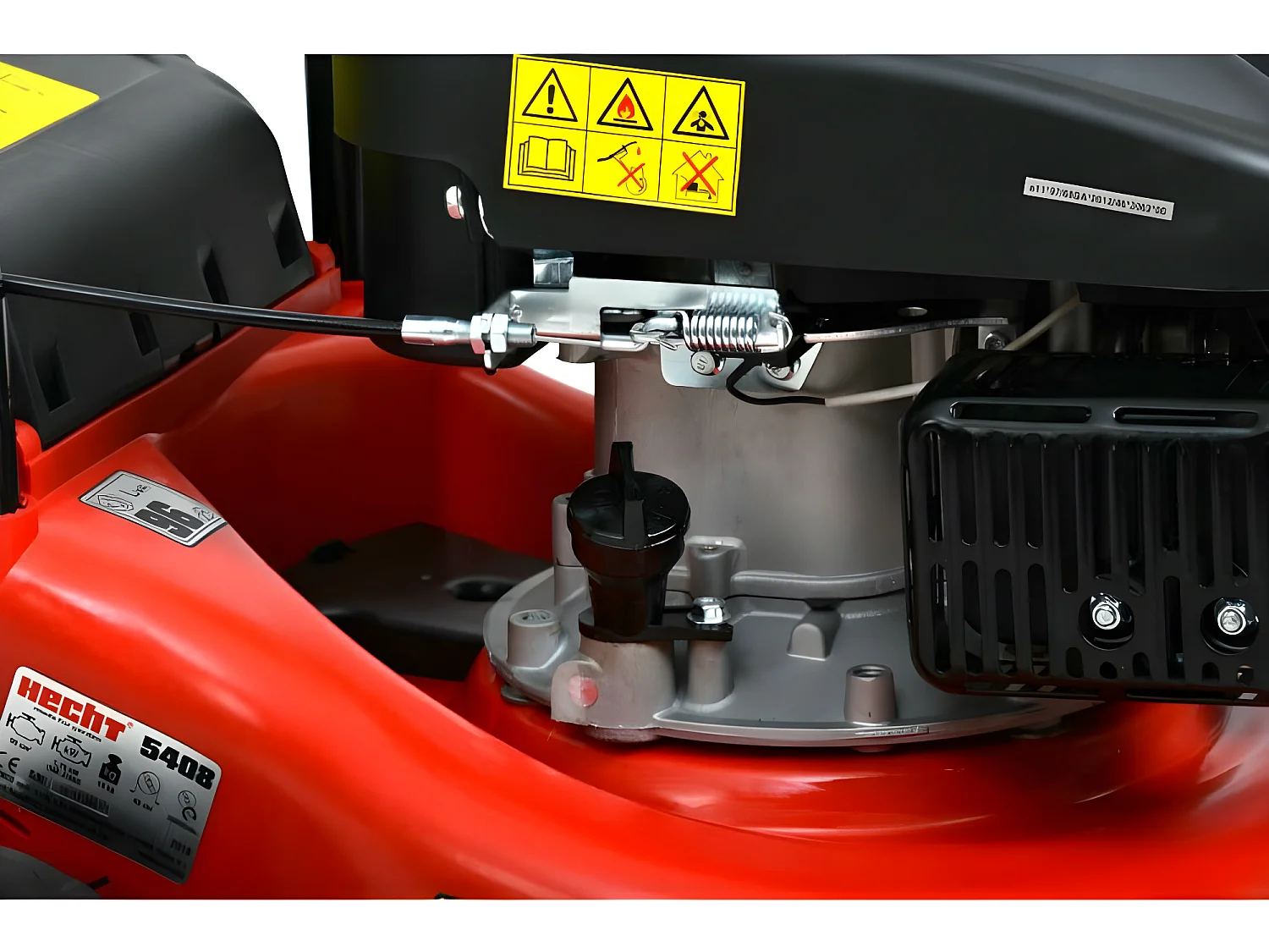 Hecht jardin 5406 Tondeuse à gazon essence 40 cm 3 positions 25-55 Bac 40 l BB LOISIR