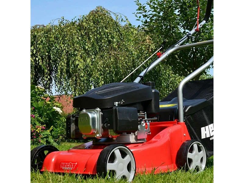 Hecht jardin 5406 Tondeuse à gazon essence 40 cm 3 positions 25-55 Bac 40 l BB LOISIR