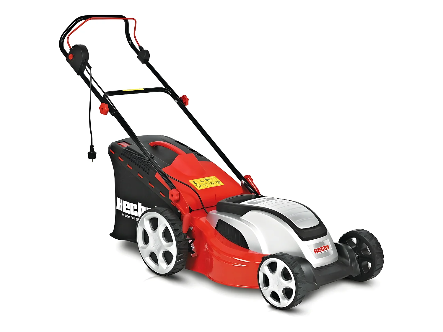 Hecht jardin 1845 Tondeuse a gazon electrique 1800 W 46 cm 5 positions 15-65 mm Bac 60 l BB LOISIR