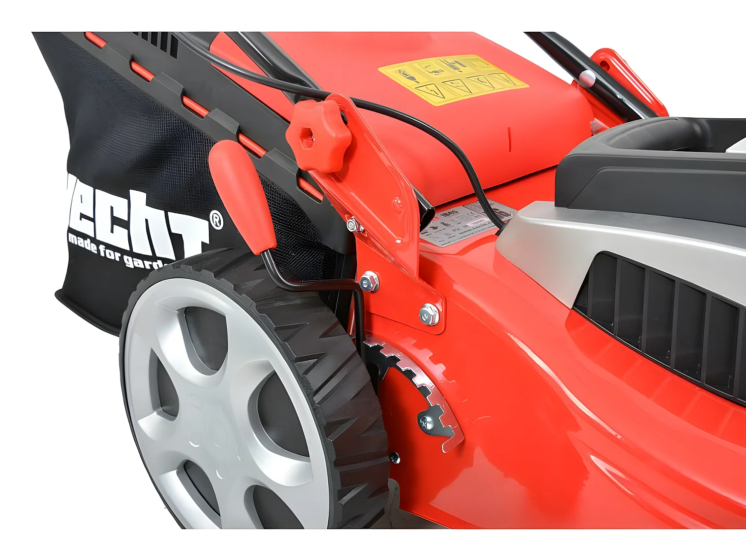 Hecht jardin 1845 Tondeuse a gazon electrique 1800 W 46 cm 5 positions 15-65 mm Bac 60 l BB LOISIR