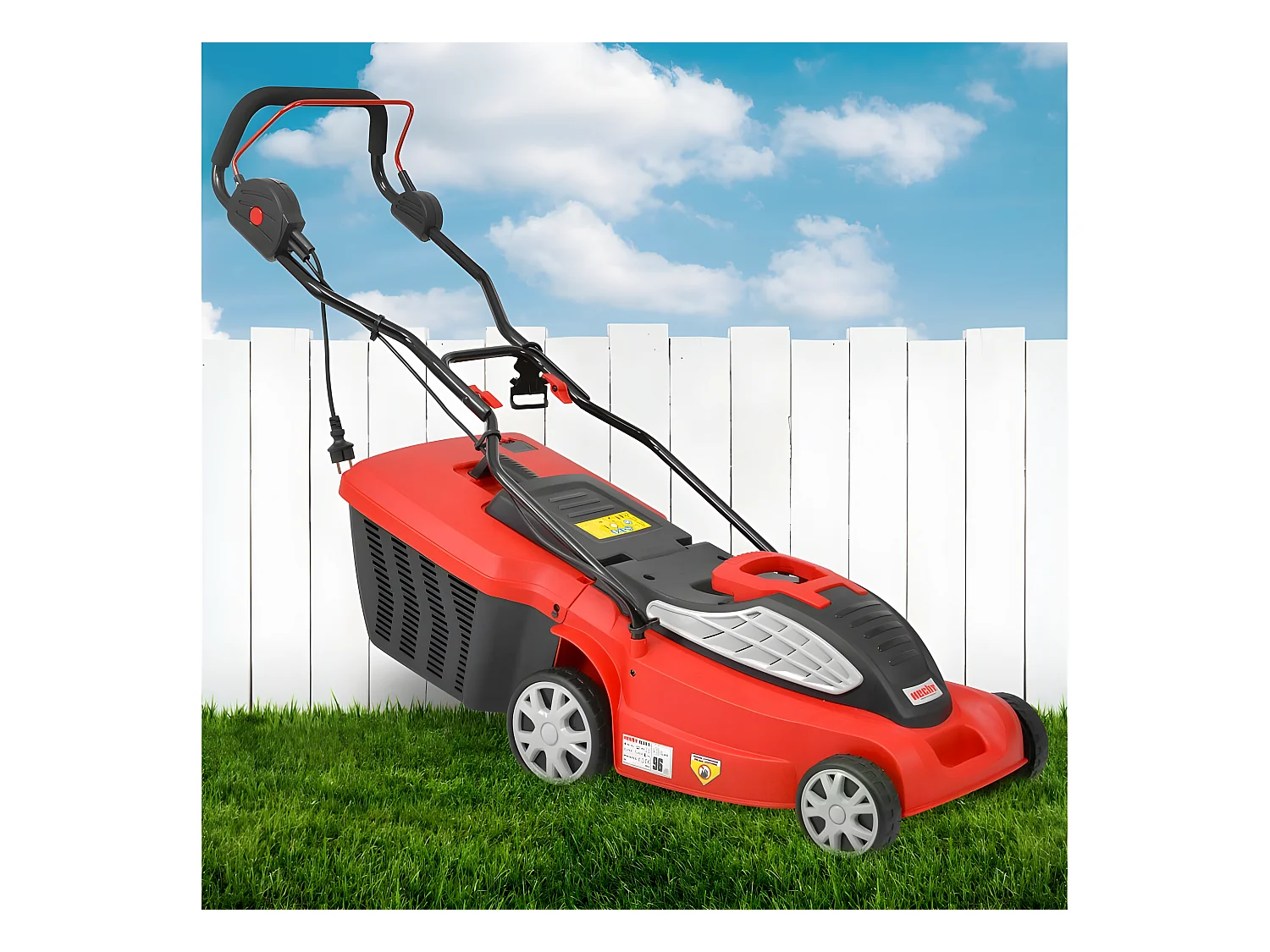 Hecht jardin 1638 R Tondeuse à gazon électrique 1600W 6hauteur de coupe 25-65mm BB LOISIR