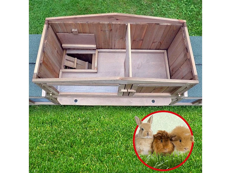 Cage Clapier Enclos lapin   Docteur Lievre Largeur totale 2,48 m Modele 011 Dr. Lapin