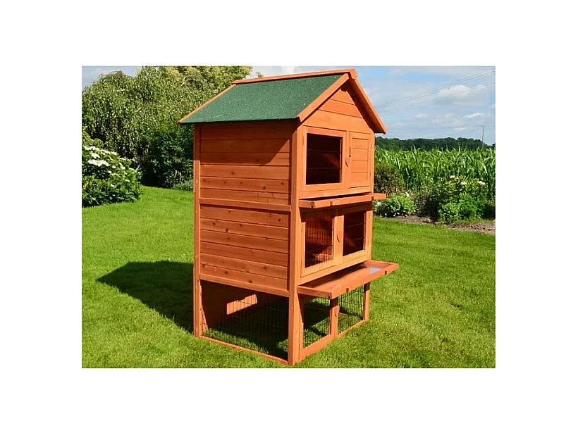 Cage Clapier Enclos pour lapins 106 x 83 x 160 cm-Modele 029 Jumbo