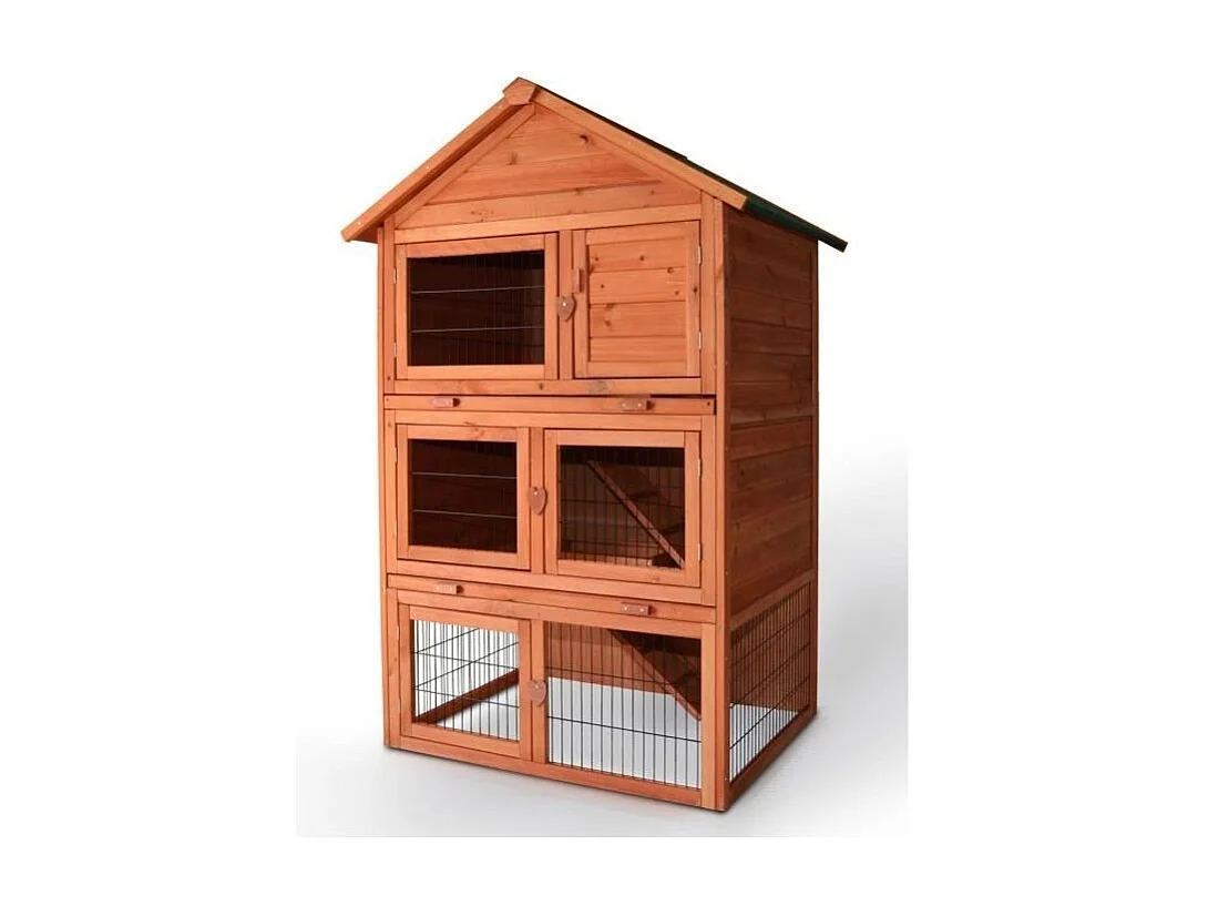 Cage Clapier Enclos pour lapins 106 x 83 x 160 cm-Modele 029 Jumbo