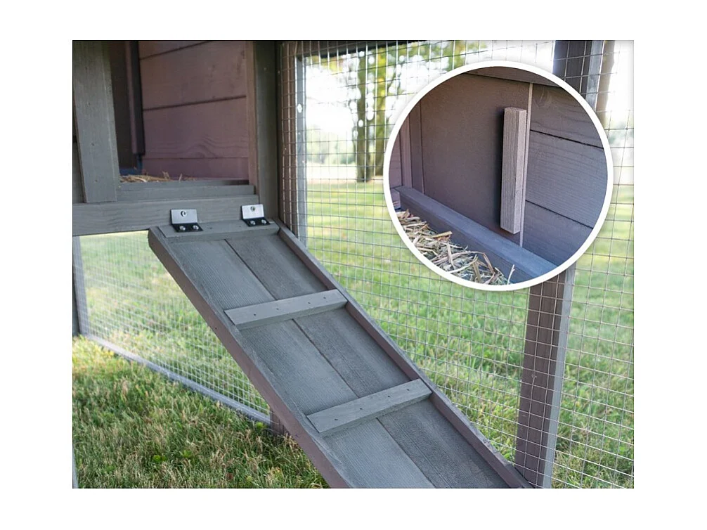 Cage Clapier Enclos lapin Extérieur en pour lapins petits animaux 088 Maison de rêve 146x50x86cm(LxPxH)