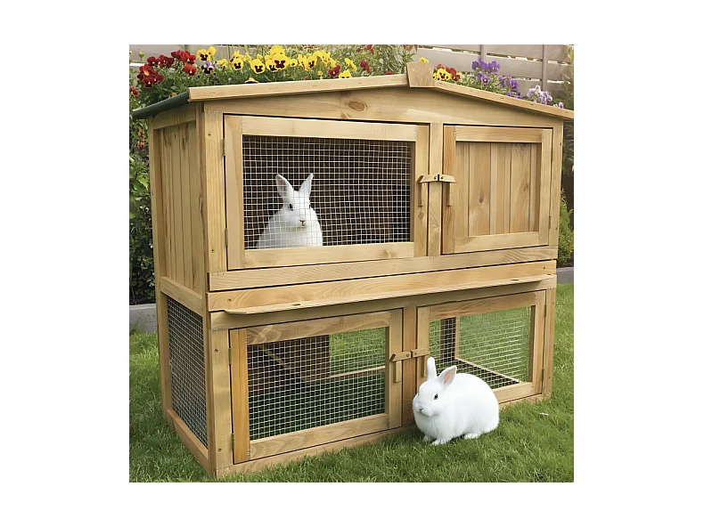 Cage Clapier lapin Exterieur Modele 002 Obelix