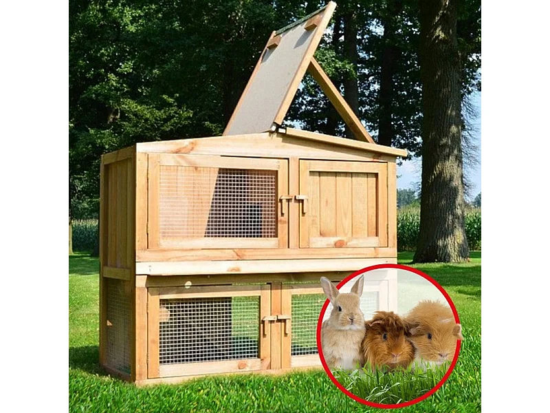 Cage Clapier lapin Exterieur Modele 002 Obelix