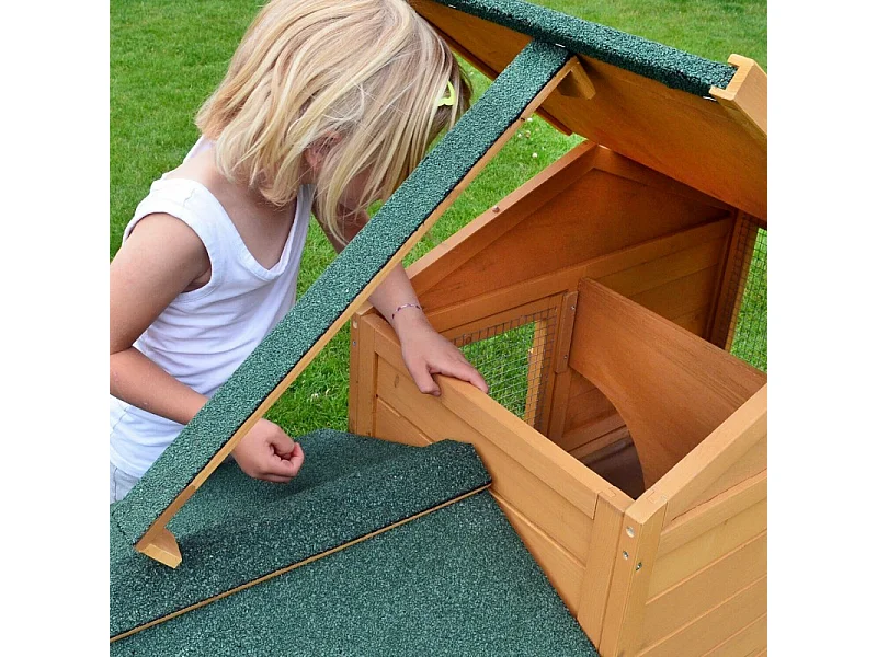 Cage Clapier Enclos lapin  145x53x86 cm Modele: 001 Villa Lapin BB LOISIR