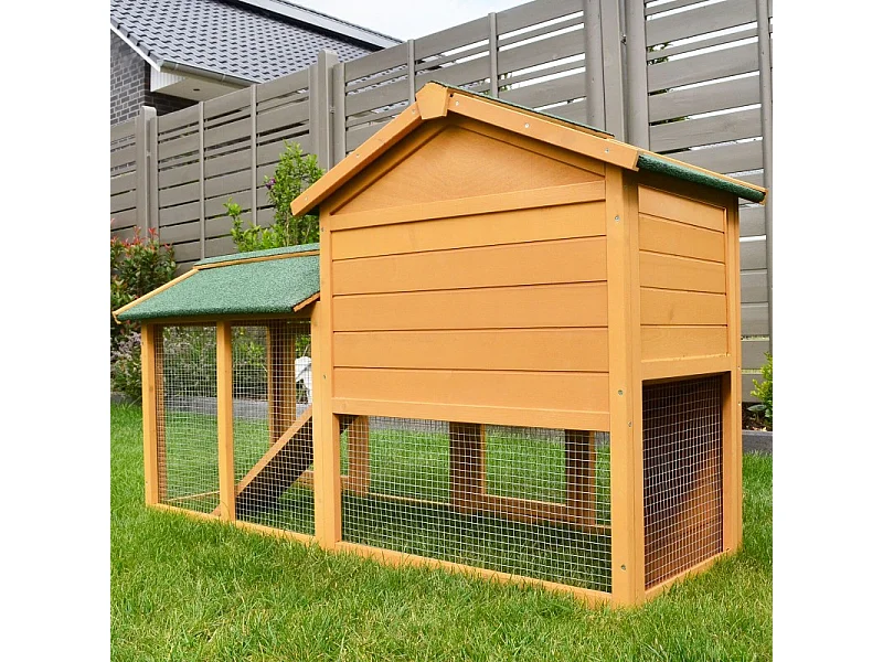 Cage Clapier Enclos lapin  145x53x86 cm Modele: 001 Villa Lapin BB LOISIR