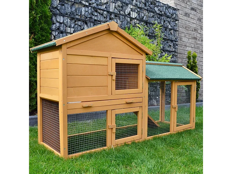 Cage Clapier Enclos lapin  145x53x86 cm Modele: 001 Villa Lapin BB LOISIR