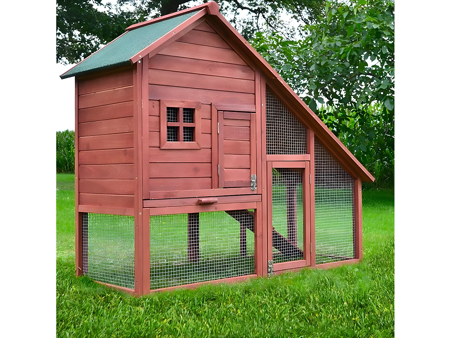 Cage Clapier Enclos lapin petits animaux 138 x 65 x 120 cm Modele : 032 Ferme