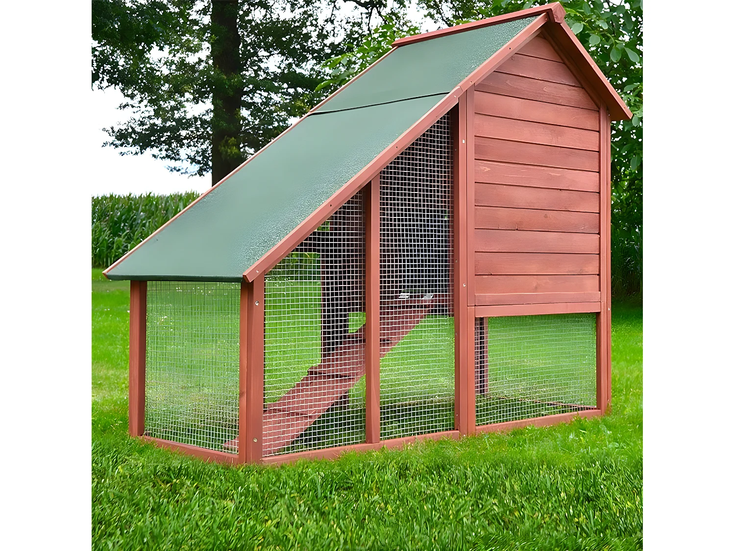 Cage Clapier Enclos lapin petits animaux 138 x 65 x 120 cm Modele : 032 Ferme