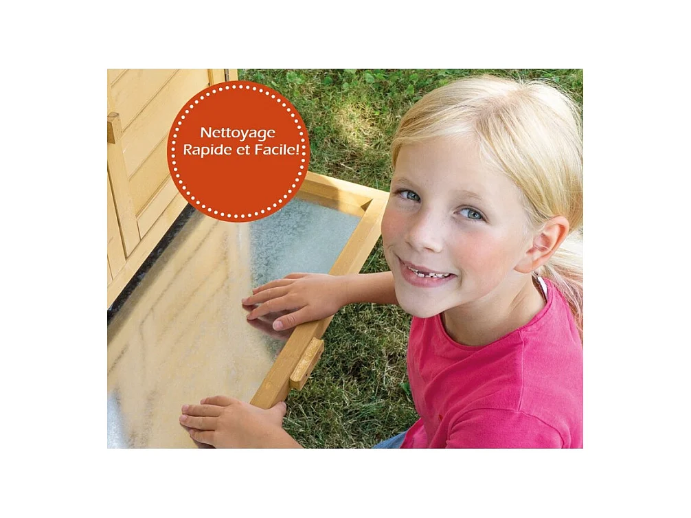 Cage Clapier Enclos lapin Extérieur en bois  Haute Qualité pour lapins petits animaux- Modèle : 035 Ranch 152 x 98 x 118 cm