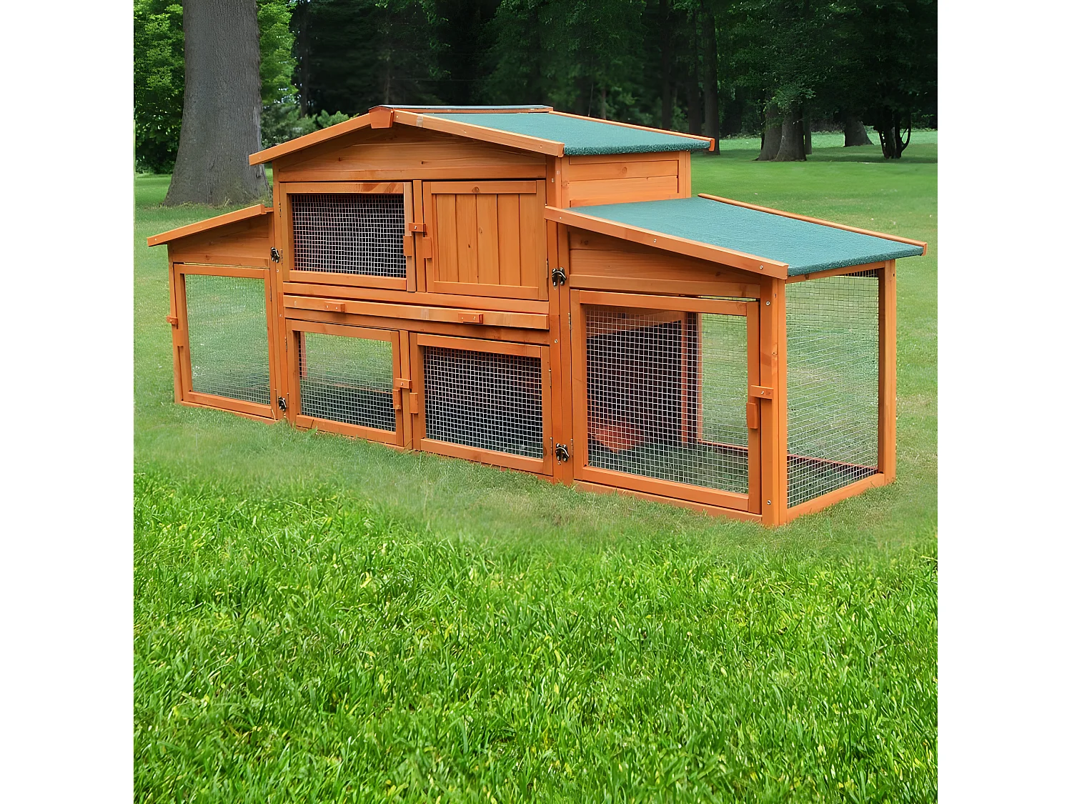 Cage Clapier Enclos lapin    pour lapins.Modele 043 etable du roi