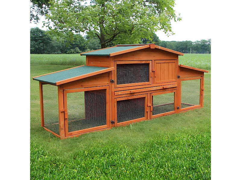 Cage Clapier Enclos lapin    pour lapins.Modele 043 etable du roi