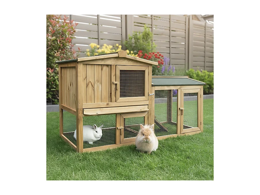Cage Clapier Enclos lapin Modele 014 Maitre Lapin