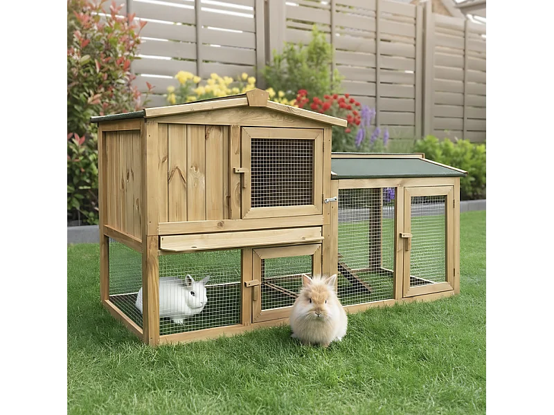 Cage Clapier Enclos lapin Modele 014 Maitre Lapin