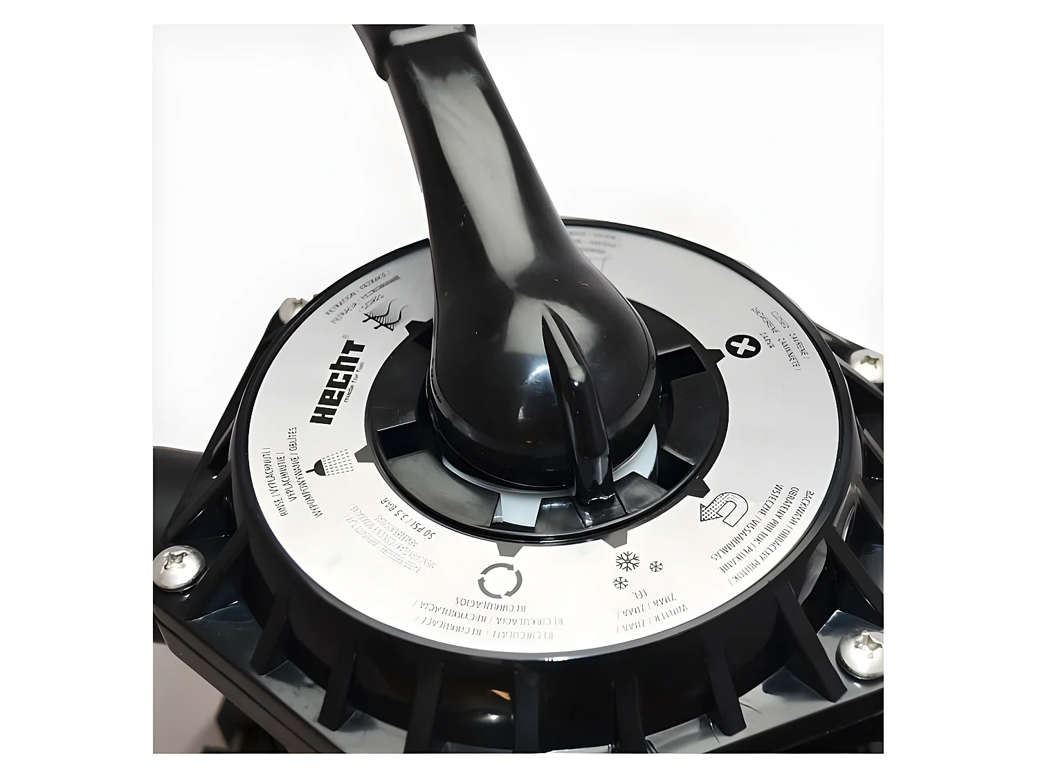 Hecht 302016 Système de filtre à sable de piscine débit max.14,4 m3/h 550 W Capacité de sable 45kg