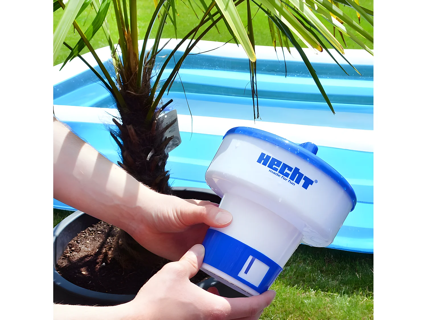 Hecht 060702 Doseur de chlore Distrbuteur diffuseur pour piscine