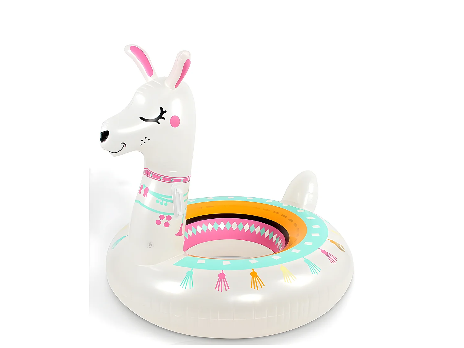 Bouée gonflable Ballon flotteur LAMA pour piscines XXL 115x115x114cm pour adultes et enfants Bouée de natation