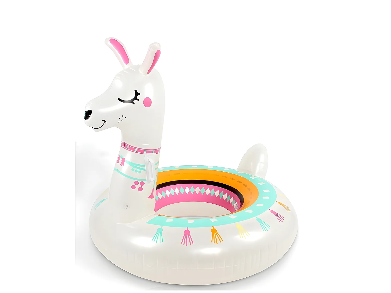 Bouée gonflable Ballon flotteur LAMA pour piscines XXL 115x115x114cm pour adultes et enfants Bouée de natation