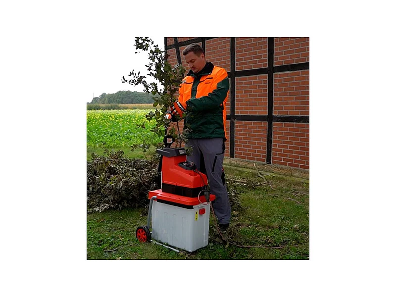 Hecht jardin 6285 XL Broyeur de vegetaux electrique 2800 W Bac collecteur 60 L BB LOISIR