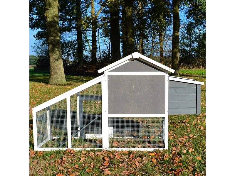 Poulailler Exterieur en bois avec toit pliant 175x66x101 cm Modele- Dottie 151 Taille L