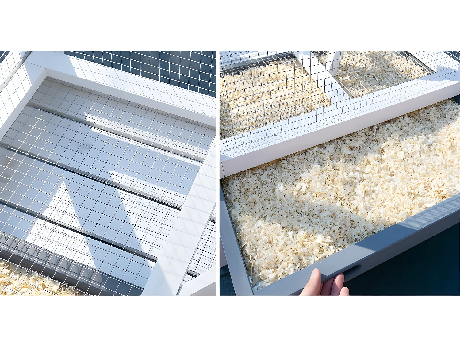 Volière Cage à oiseaux en bois de haute qualité 82x57x160cm pour intérieur et extérieur –Modèle « Apollo L 303 »