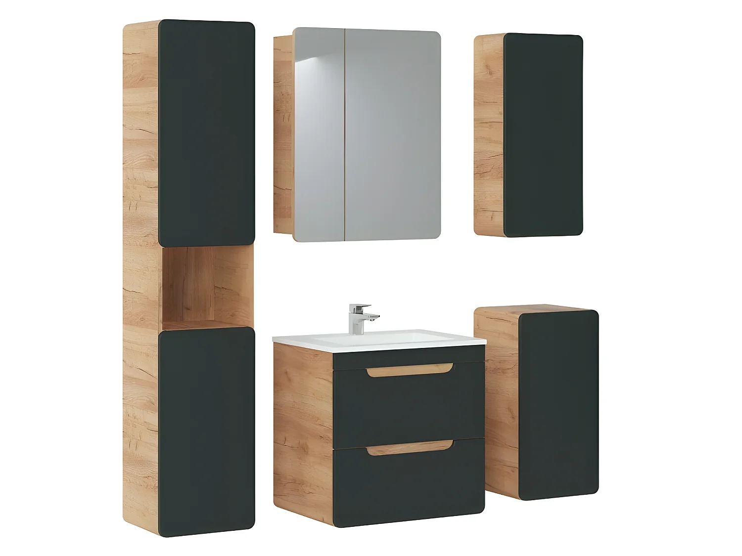 Meuble Salle de bain 60x46x59cm ARUBA COSMOS 820 moderne de haute qualité