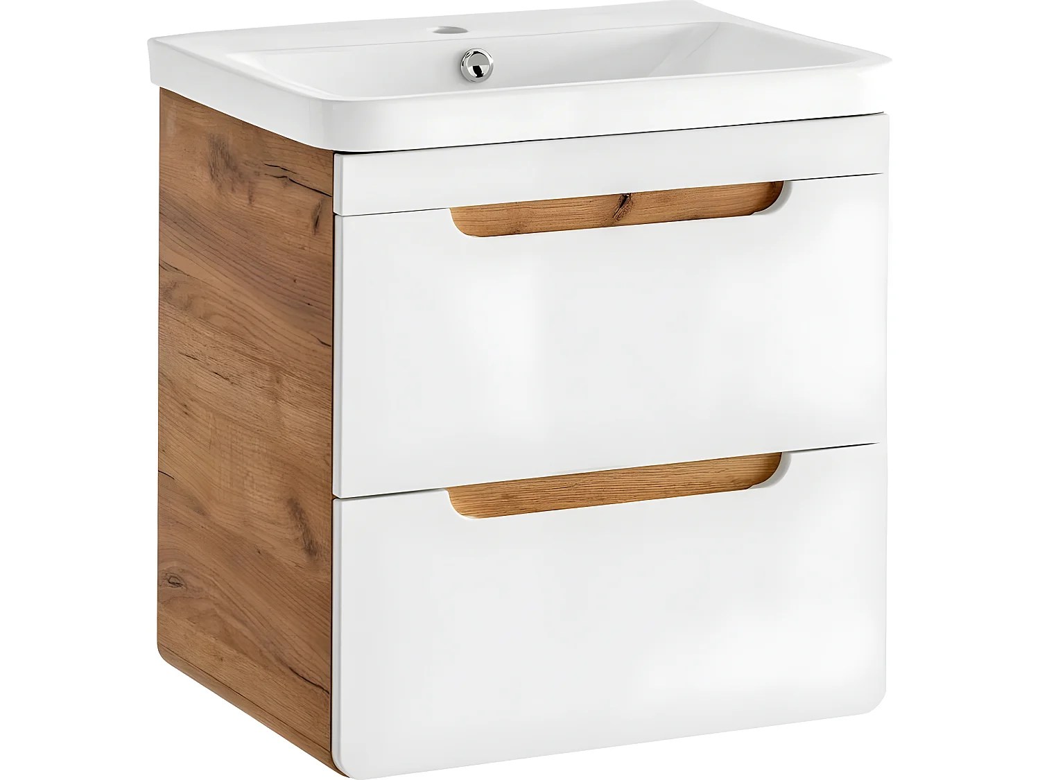 Meuble Salle de bain 50x59x39cm ARUBA BLANC 824 moderne de haute qualité