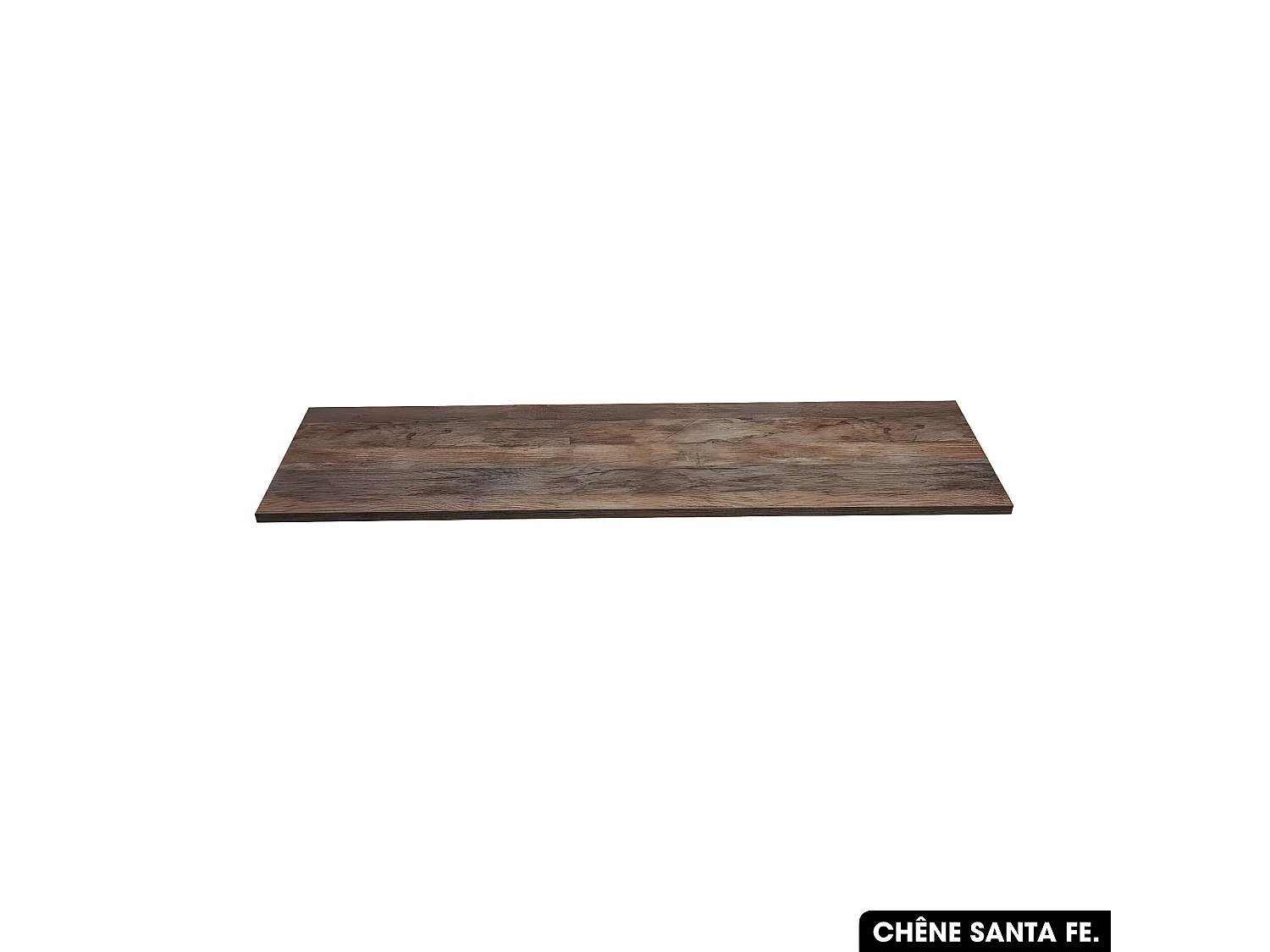 Plan de vasque en bois | CHÊNE SANTA FE | L.120 x P.46 x H.2,5