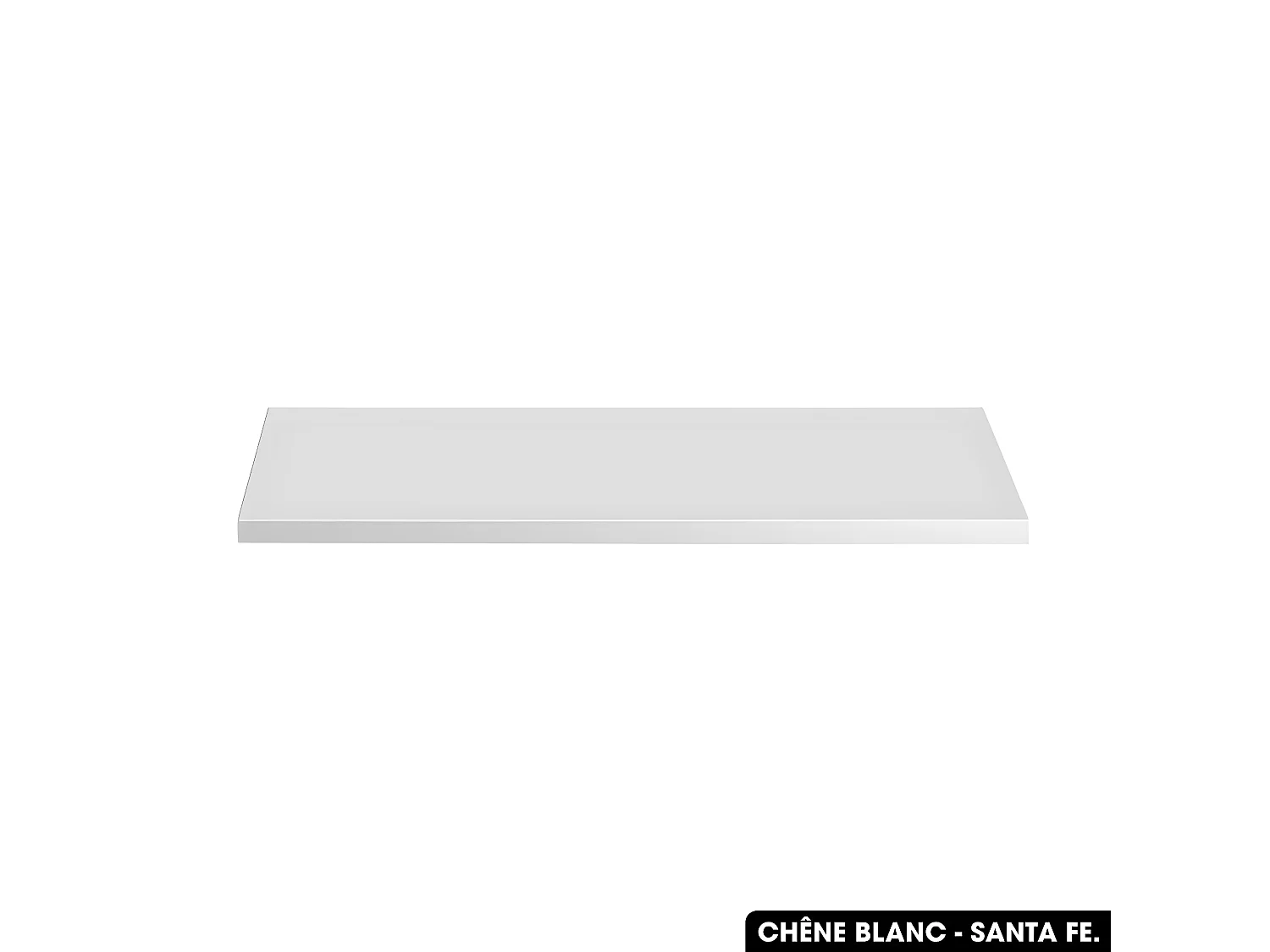 Plan de vasque en bois | CHÊNE BLANC - SANTA FE | L.140 x P.46 x H.2,5