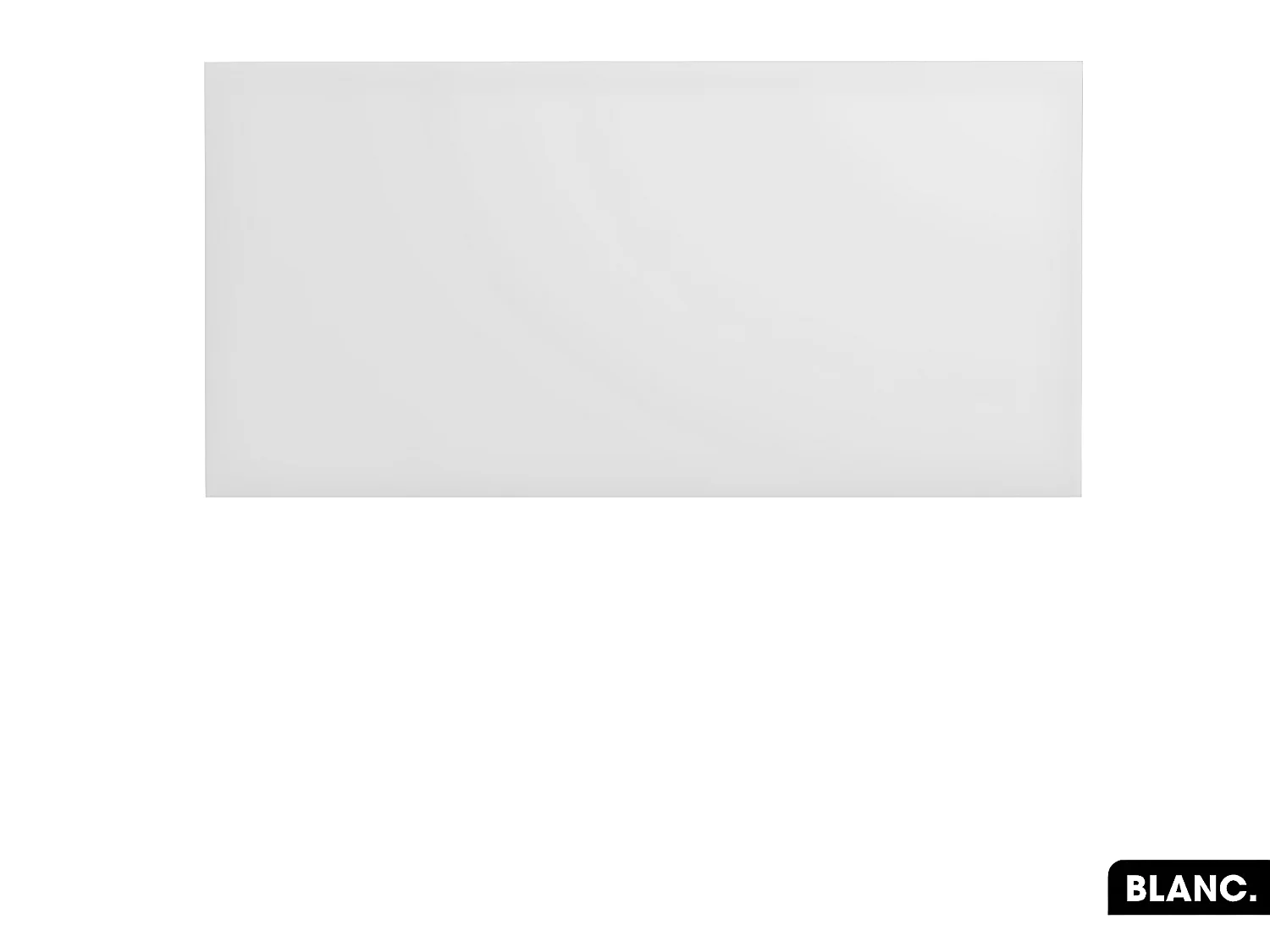 Plan de vasque en bois | BLANC | L.120 x P.46,5 x H.2