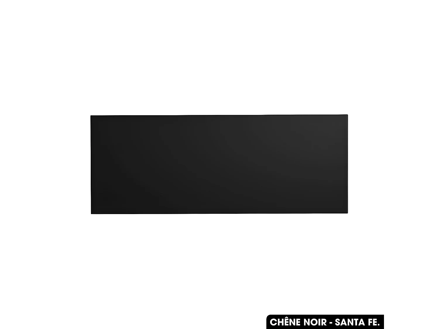 Plan de vasque en bois | CHÊNE NOIR - SANTA FE | L.120 x P.46 x H.2,5