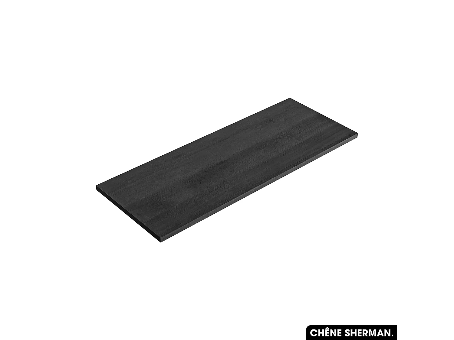 Plan de vasque en bois | CHÊNE SHERMAN | L.90 x P.46 x H.2,5