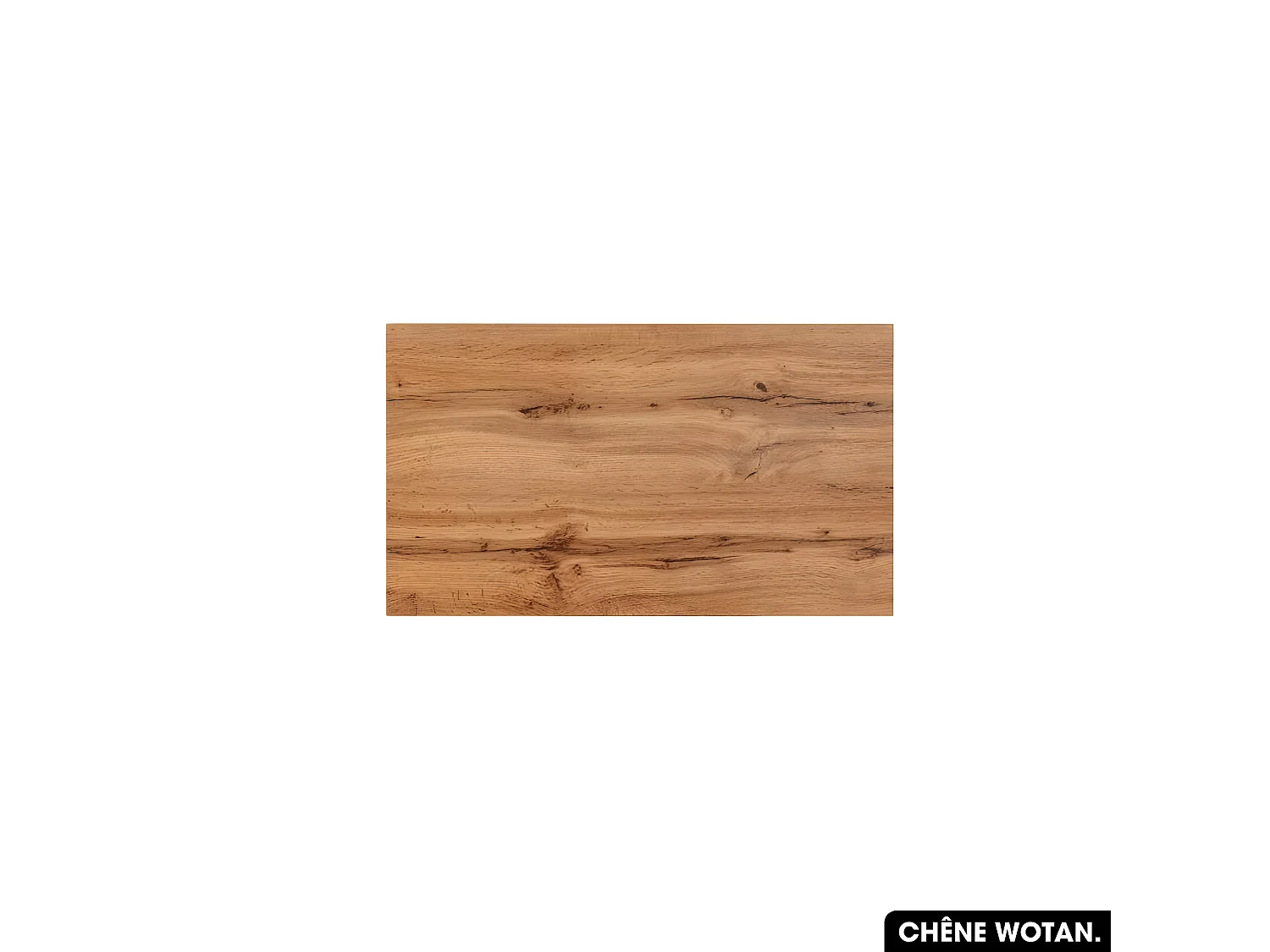Plan de vasque en bois | CHÊNE WOTAN | L.60 x P.46,5 x H.2