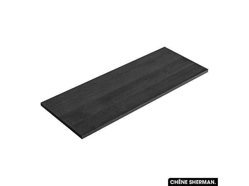 Plan de vasque en bois | CHÊNE SHERMAN | L.150 x P.46 x H.2,5