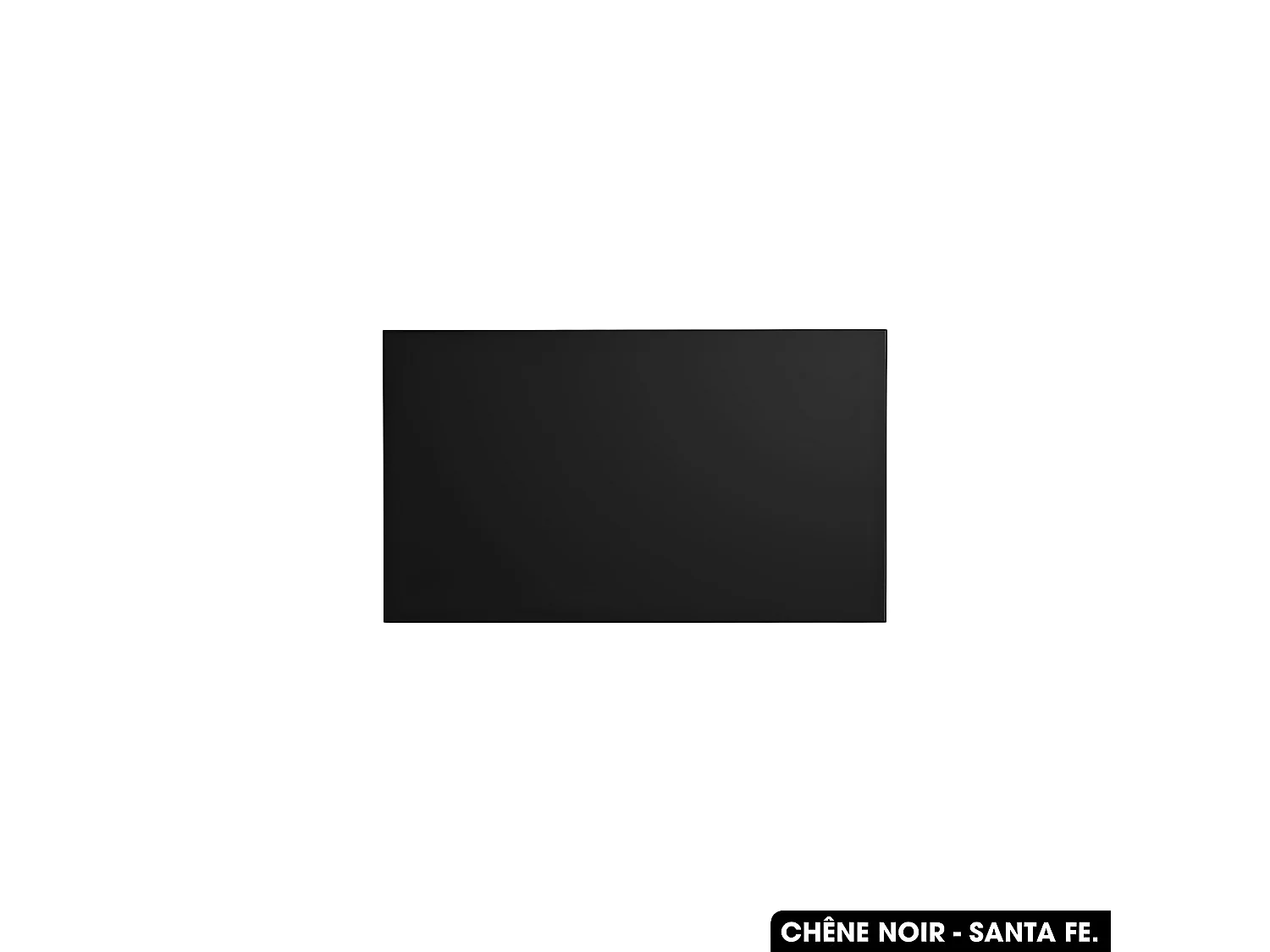 Plan de vasque en bois | CHÊNE NOIR - SANTA FE | L.80 x P.46 x H.2,5