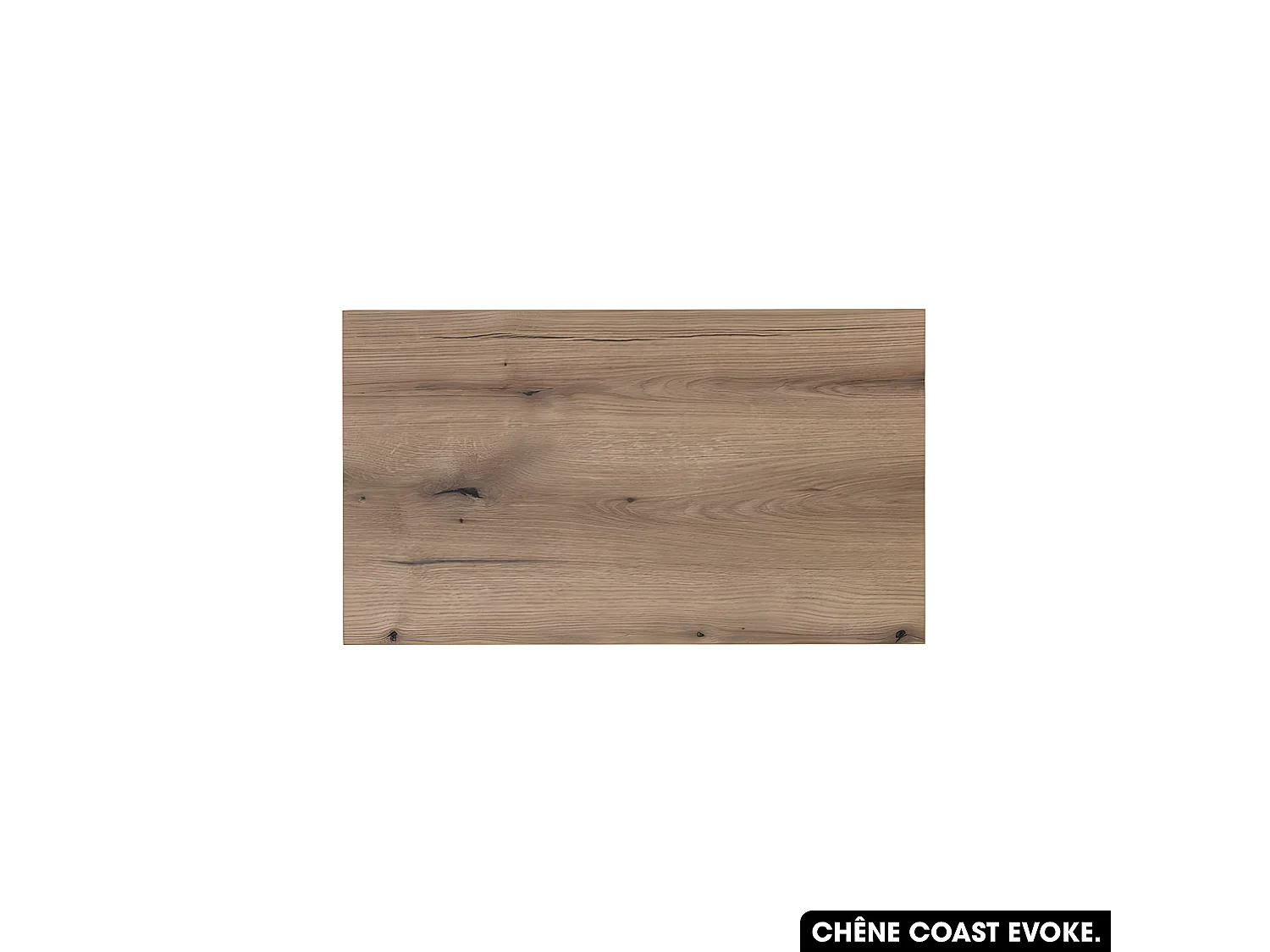 Plan de vasque en bois | CHÊNE COAST EVOKE | L.60 x P.46 x H.2,5