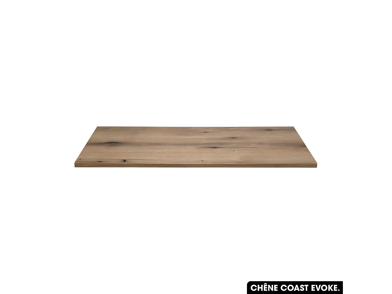 Plan de vasque en bois | CHÊNE COAST EVOKE | L.180 x P.46 x H.2,5
