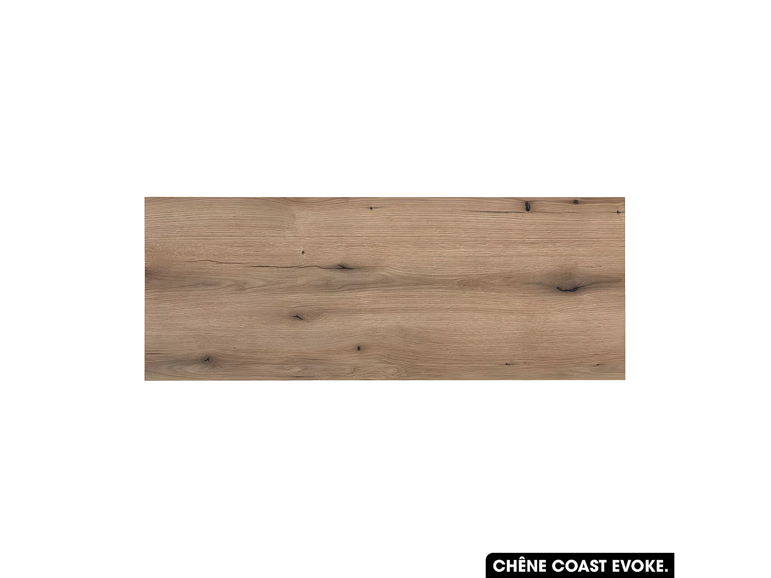 Plan de vasque en bois | CHÊNE COAST EVOKE | L.160 x P.46 x H.2,5