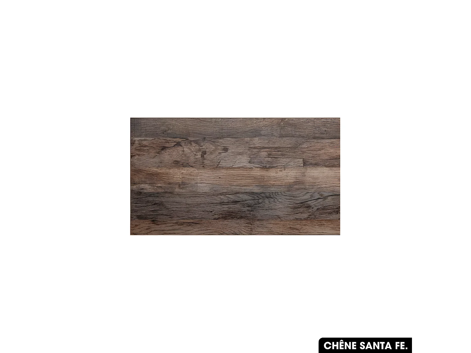 Plan de vasque en bois | CHÊNE SANTA FE | L.80 x P.46 x H.2,5