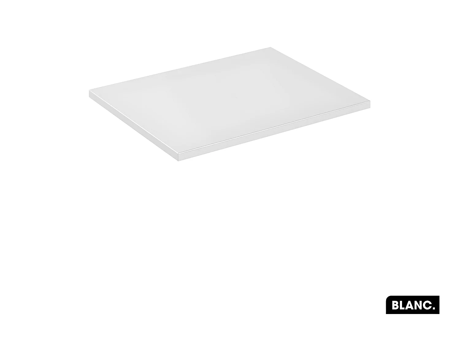 Plan de vasque en bois | BLANC | L.60 x P.46,5 x H.2